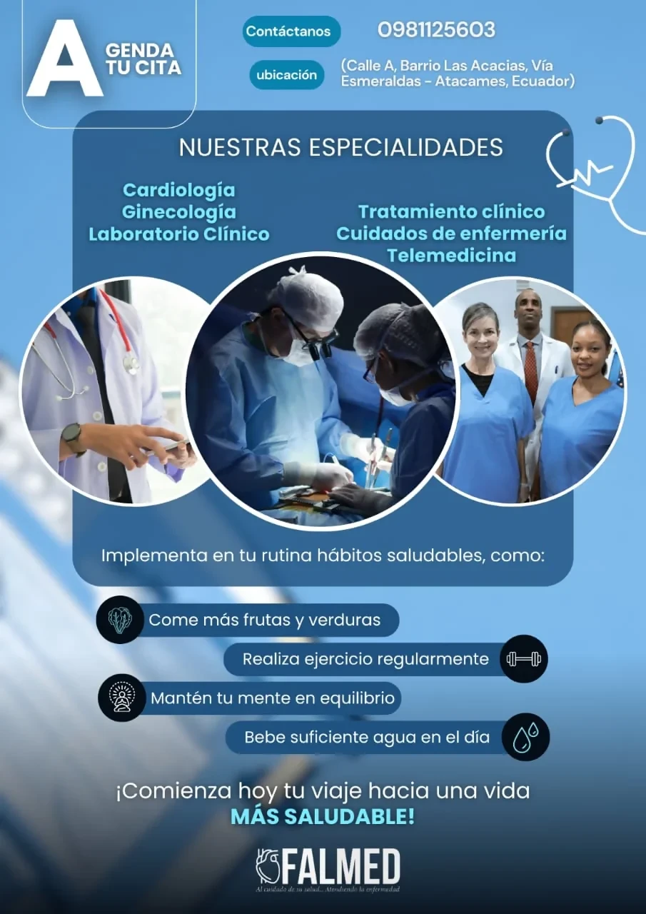 Agenda tu cita en Falmed Instituto Cardiovascular